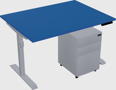 Dual motor electric desk