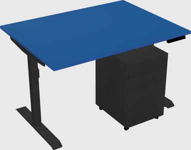 Dual motor electric desk