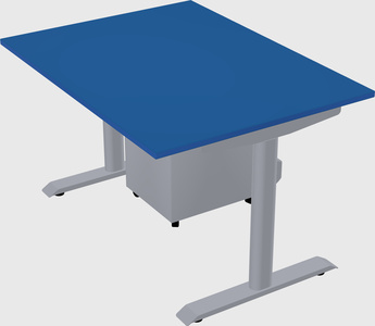 Dual motor electric desk
