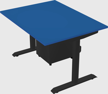 Dual motor electric desk