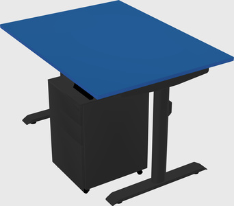 Dual motor electric desk