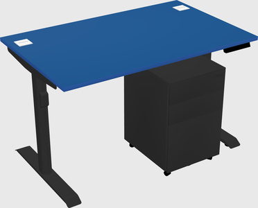 Dual motor electric desk