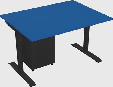Dual motor electric desk
