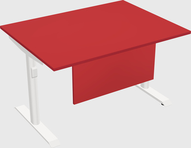 Dual motor electric desk