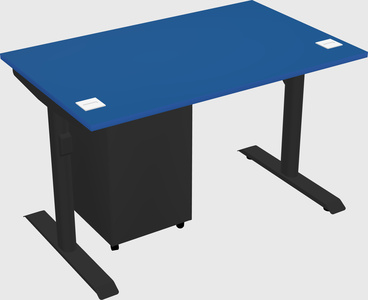 Dual motor electric desk