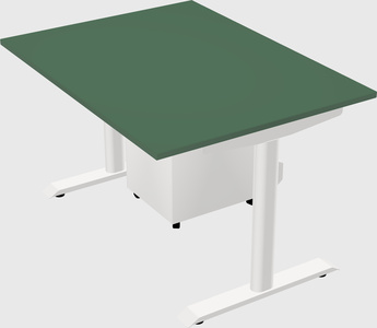 Dual motor electric desk