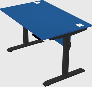Dual motor electric desk
