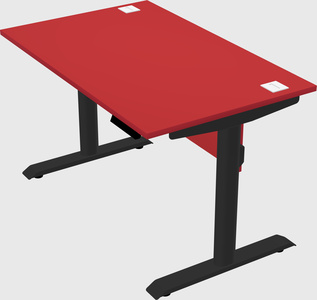 Dual motor electric desk