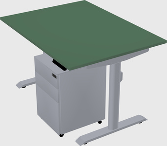 Dual motor electric desk