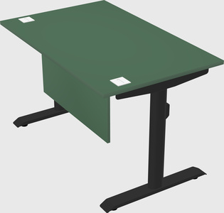 Dual motor electric desk