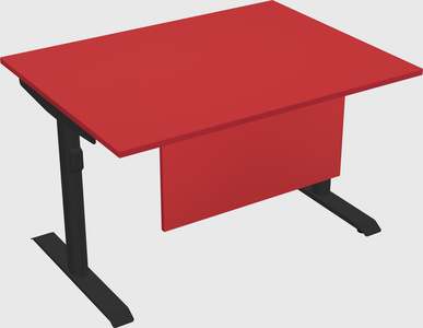 Dual motor electric desk