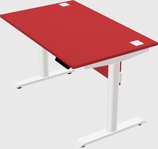 Dual motor electric desk