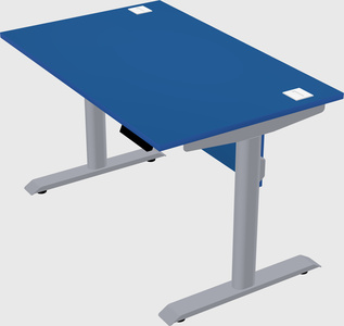 Dual motor electric desk