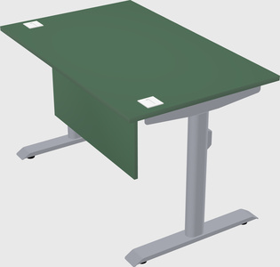 Dual motor electric desk