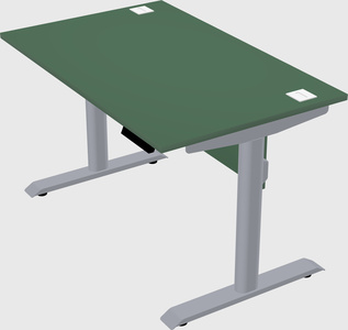 Dual motor electric desk