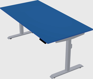 Dual motor electric desk