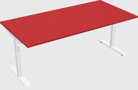 Dual motor electric desk