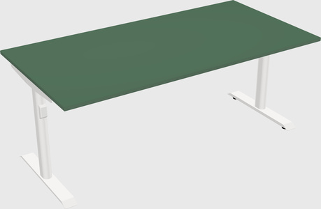 Dual motor electric desk