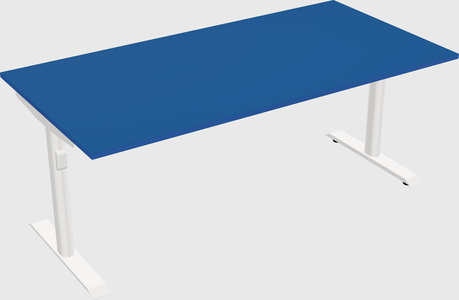 Dual motor electric desk