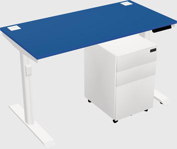 Dual motor electric desk