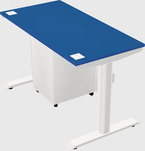 Dual motor electric desk