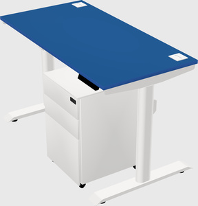Dual motor electric desk