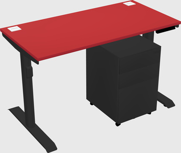 Dual motor electric desk