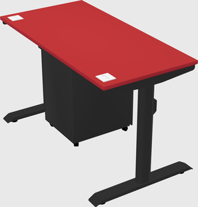 Dual motor electric desk