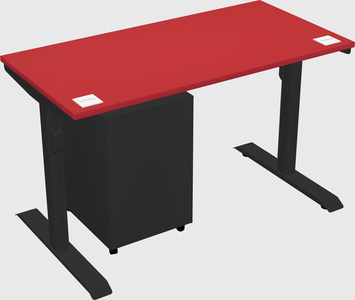 Dual motor electric desk