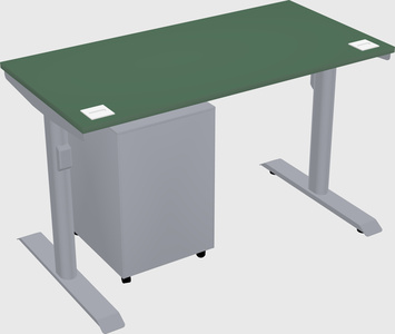 Dual motor electric desk