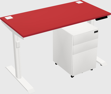 Dual motor electric desk