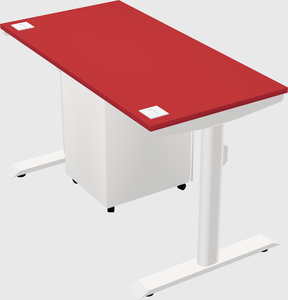 Dual motor electric desk