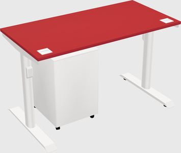 Dual motor electric desk