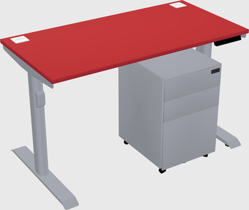 Dual motor electric desk
