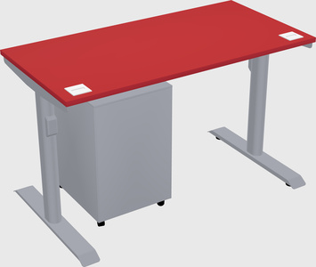Dual motor electric desk