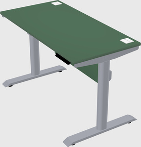 Dual motor electric desk