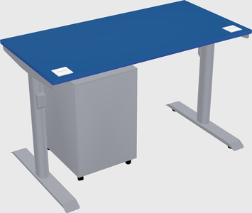 Dual motor electric desk