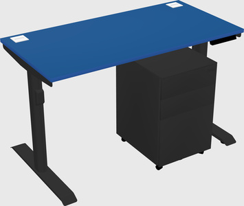 Dual motor electric desk