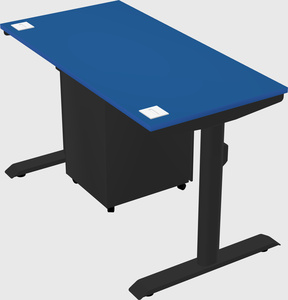 Dual motor electric desk