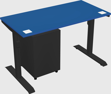 Dual motor electric desk