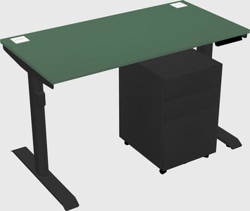 Dual motor electric desk