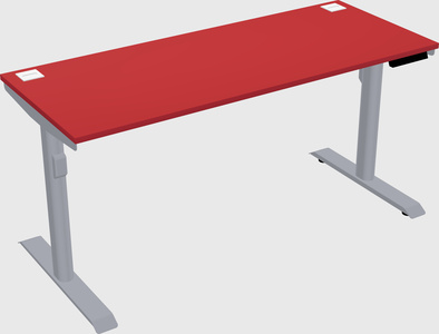 Dual motor electric desk