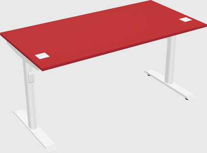 Dual motor electric desk