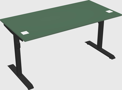 Dual motor electric desk