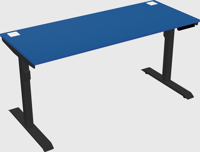 Dual motor electric desk