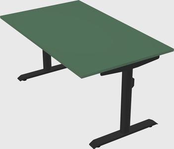 Dual motor electric desk