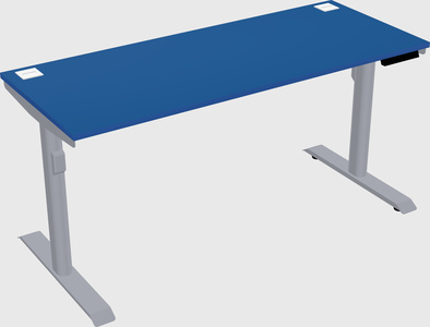 Dual motor electric desk