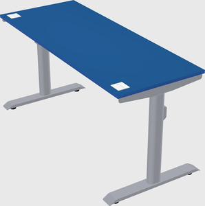 Dual motor electric desk