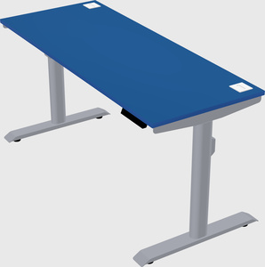 Dual motor electric desk