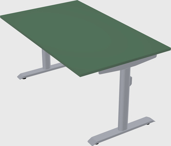 Dual motor electric desk
